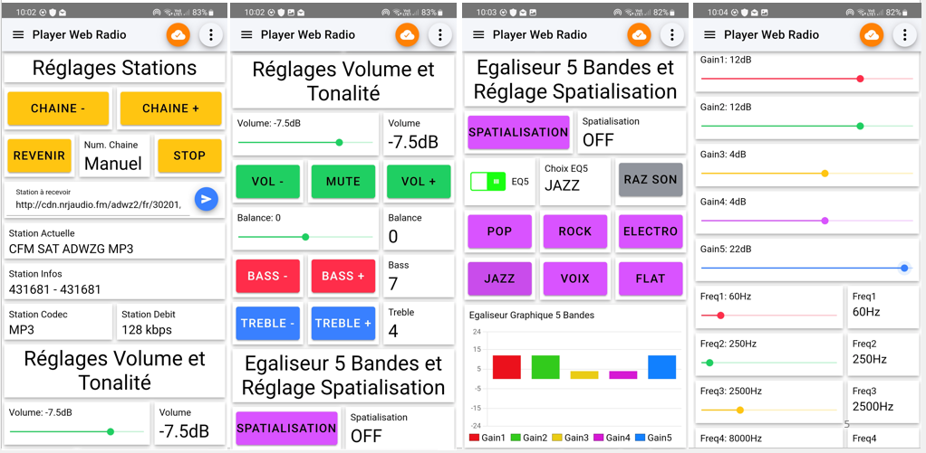 Application webradio